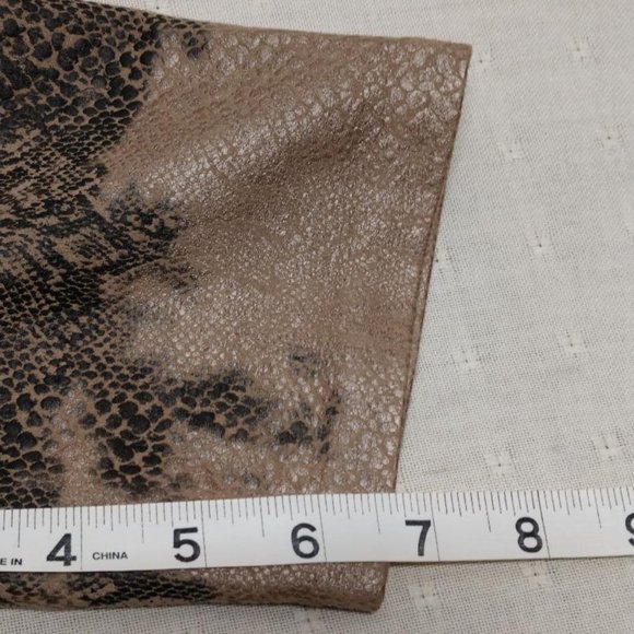 Carmen Marc Valvo Womens  Snake Print Dress Size L - Picture 8 of 9